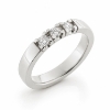 Billede af Allia. ring, 3* 0,10 w/pi. sølv 925s. (br. 3,7-tk. 2,2 mm.)