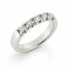 Billede af Allia. ring, 5* 0,10 w/vs. 14 kt. hvg. (br. 3,7-tk. 2,2 mm.)