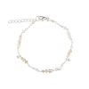 Billede af Aqua Dulce Dreamlit Mix armbånd sølv m. sten+fvp (17 + 3 cm)