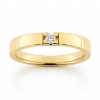 Billede af Alliancering 14 kt. 1* 0,07 w/vs. (br. 3,1-tk. 1,9 mm.)