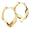 Billede af Aqua Dulce Liora Simple Hoop (22 mm) øreringe forgyldt sølv