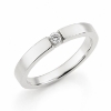 Billede af Allia. ring 14 kt. hvg. 1* 0,08 w/vs.