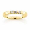 Billede af Alliancering 3 brillanter 0,08 w/vs. 14 kt. guld