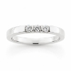 Billede af Alliancering 3 brillanter 0,08 w/vs. 14 kt. hvidguld