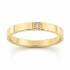 Billede af Alliancering brillant 0,02 w/vs. 14 kt. guld