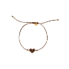 Billede af STINE A Love Bracelet - Mocha armbånd forgyldt sølv (17-25 cm)