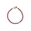 Billede af STINE A Miss Paris - Boheme armbånd forgyldt sølv m. perler (17-25 cm)