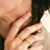 Billede af Aqua Dulce Darling Emma ring forgyldt sølv (str. 50-62)