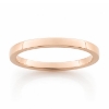 Billede af Garderring, bredde 1,6 mm., tyk. 1,8 mm. 14 kt. rød