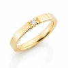 Billede af Alliancering 14 kt. 1* 0,07 w/vs
