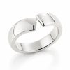 Billede af Ring massiv 14 kt. hvg.