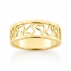 Billede af Ring med hjerter 14 kt. 