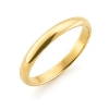 Billede af Ring halvrund profil, br. 3,5 mm. tk. 1,5 mm. 8 kt.  (str. 60-69)