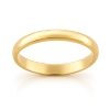 Billede af Ring halvrund profil, br. 3,5 mm. tk. 1,5 mm. 8 kt.  (str. 60-69)