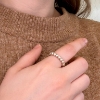 Billede af Vielsesringe kugler hele vejen rundt, br. 3,7 mm. massiv  14 kt. hvg. 