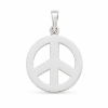Billede af Vedhæng, fredstegn (peace tegn) hj. 22 mm. 14 kt. hvg.