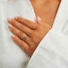 Billede af Mads Z "Four Seasons - Summer Petite" ring 14 kt. guld m. ægte sten (str. 56)