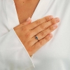 Billede af Mads Z "Four Seasons - Winter Petite" ring 14 kt. guld m. ægte sten (str. 50-60)