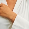Billede af Mads Z "Four Seasons Petite" armbånd 14 kt. guld m. ægte sten (16+2 cm)