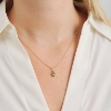 Billede af Mads Z "Four Seasons - Spring Petite" vedhæng 14 kt. guld m. ægte sten (ekskl. kæde)