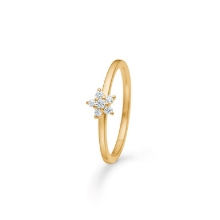 Billede af Mads Z "Céleste" ring 14 kt. guld m. 0,10 ct. w/si brillanter (str. 58)