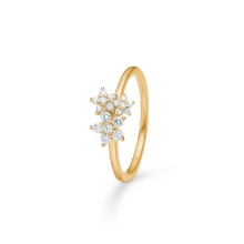 Billede af Mads Z "Céleste" ring 14 kt. guld m. 0,25 ct. w/si brillanter (str. 60)