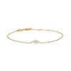 Billede af Mads Z "Céleste" armbånd 14 kt. guld m. 0,07 ct. brillant (16+2 cm)