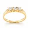 Billede af Ring m. syn stene 3*2½ mm 8 kt