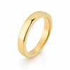 Billede af Båndring kantet massiv, u/sten, br. 4,1 mm. 14 kt. 