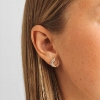 Billede af Mads Z "Eternal Flame" øreringe 14 kt. guld m. 0,22 ct. brillanter