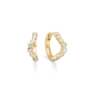 Billede af Mads Z "Freya" øreringe 14 kt. guld m. 0,20 ct. brillanter