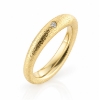 Billede af Ring bølget 1* 0,03 w/vs. 14 kt.