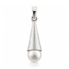 Billede af Vedhæng fv. perle 7-7½ mm. 14 kt. hvg.