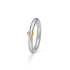 Billede af Mads Z "Vera" ring sølv + 8 kt. guld m. cz (str. 50-60)