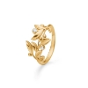 Billede af Mads Z "Olive Love" ring 14 kt. guld m. 0,055 ct. brillanter (str. 50-60)