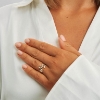 Billede af Mads Z "Olive Love" ring 14 kt. guld m. 0,055 ct. brillanter (str. 50-60)