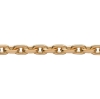 Billede af BNH kæde anker facet 1,3 mm i forgyldt sølv på 38 cm.