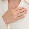 Billede af Mads Z "Astoria" ring 8 kt. guld m. cz (str. 50-60)