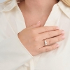 Billede af Mads Z "Solis Trio" ring 8 kt. guld m. cz (str. 54)