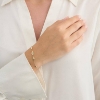 Billede af Mads Z "Diamond" armbånd 8 kt. guld (17+2 cm)