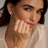 Billede af Spirit Icons Day Dreamer ring forgyldt sølv m. cz (str. 62)