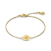 Billede af Spirit Icons Bloom armbånd forgyldt sølv (17-19 cm)