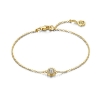 Billede af Spirit Icons Luxury armbånd forgyldt sølv m. cz (17+2 cm)