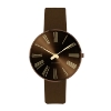 Billede af Arne Jacobsen ur - Roman - Kastanjebrun 34mm