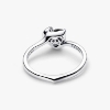 Billede af Pandora Disney The Nightmare Before Christmas Jack Sort Hjerte ring sølv m. krystal (str. 48-60)
