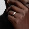 Billede af Pandora Klassisk Båndring sølv m. cz (str. 48-60)