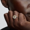 Billede af Pandora Rose Vendbar Medaljon Ring sølv + forgyldt metalblanding m. cz (str. 48-60)