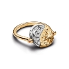 Billede af Pandora Sol & Måne Vendbar Medaljon Ring sølv + forgyldt metalblanding m. cz (str. 48-60)