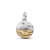 Billede af Pandora Skorpionen Stjernetegn Medaljoncharm sølv/forgyldt metalblanding m. cz (Scorpius)