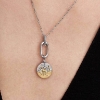Billede af Pandora Skorpionen Stjernetegn Medaljoncharm sølv/forgyldt metalblanding m. cz (Scorpius)